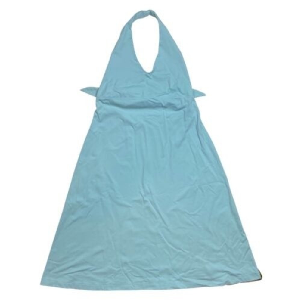 PATAGONIA Women's Blue Morning Glory Halter Dress  Midi Stretch Outdoors Size XL